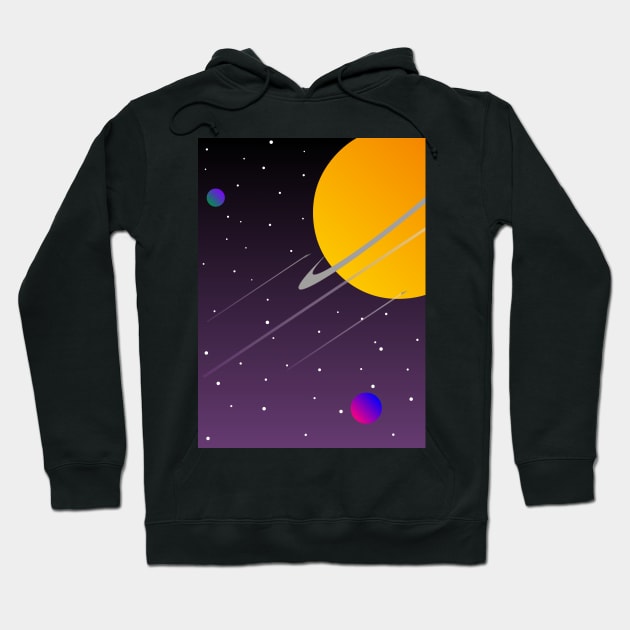 MINIMALIST SPACE Hoodie by RENAN1989